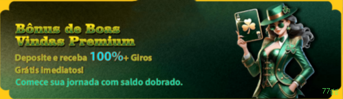 Imagem promocional do login da 77gg